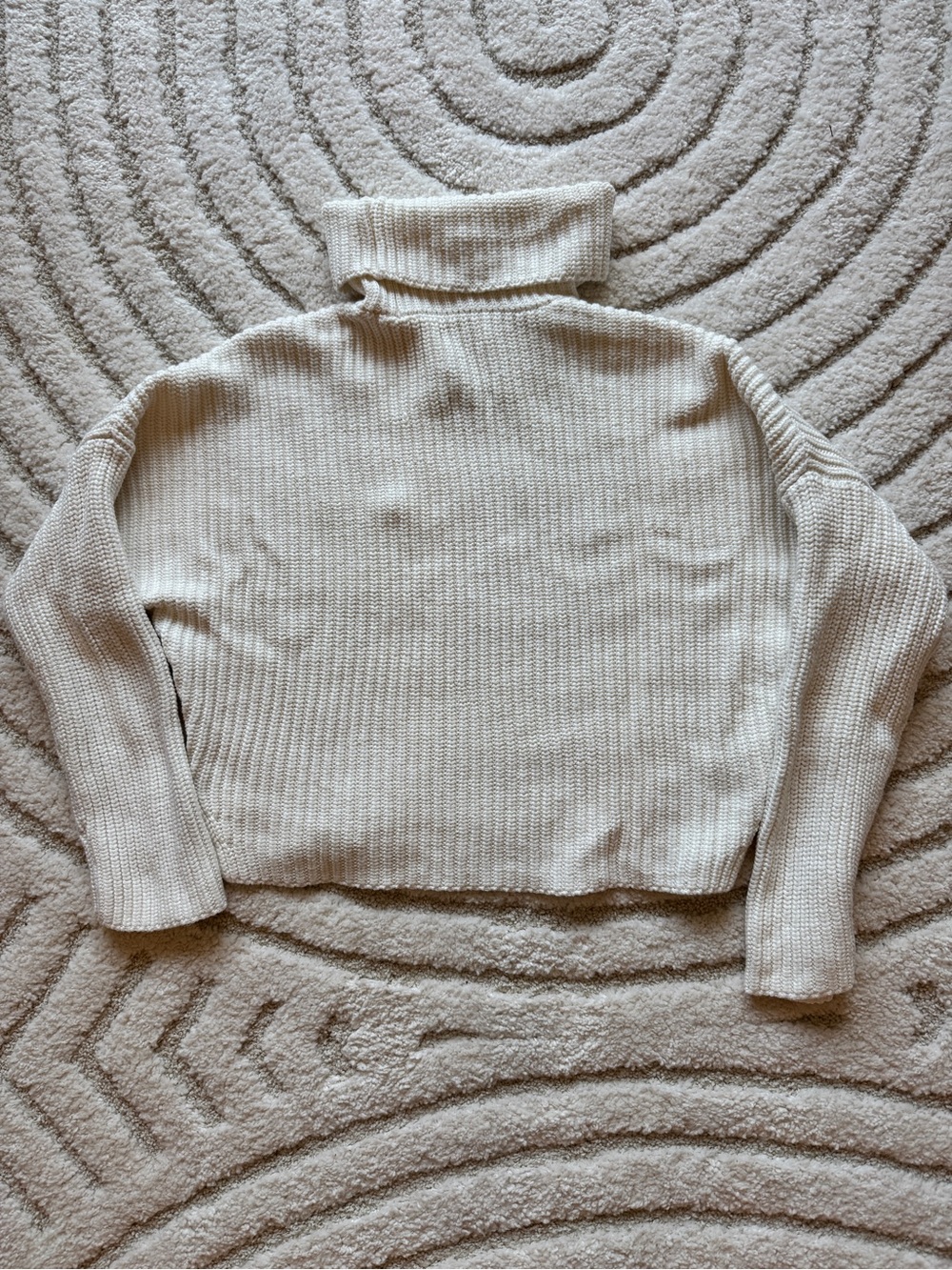 Abercrombie & Fitch Cream Turtleneck Sweater